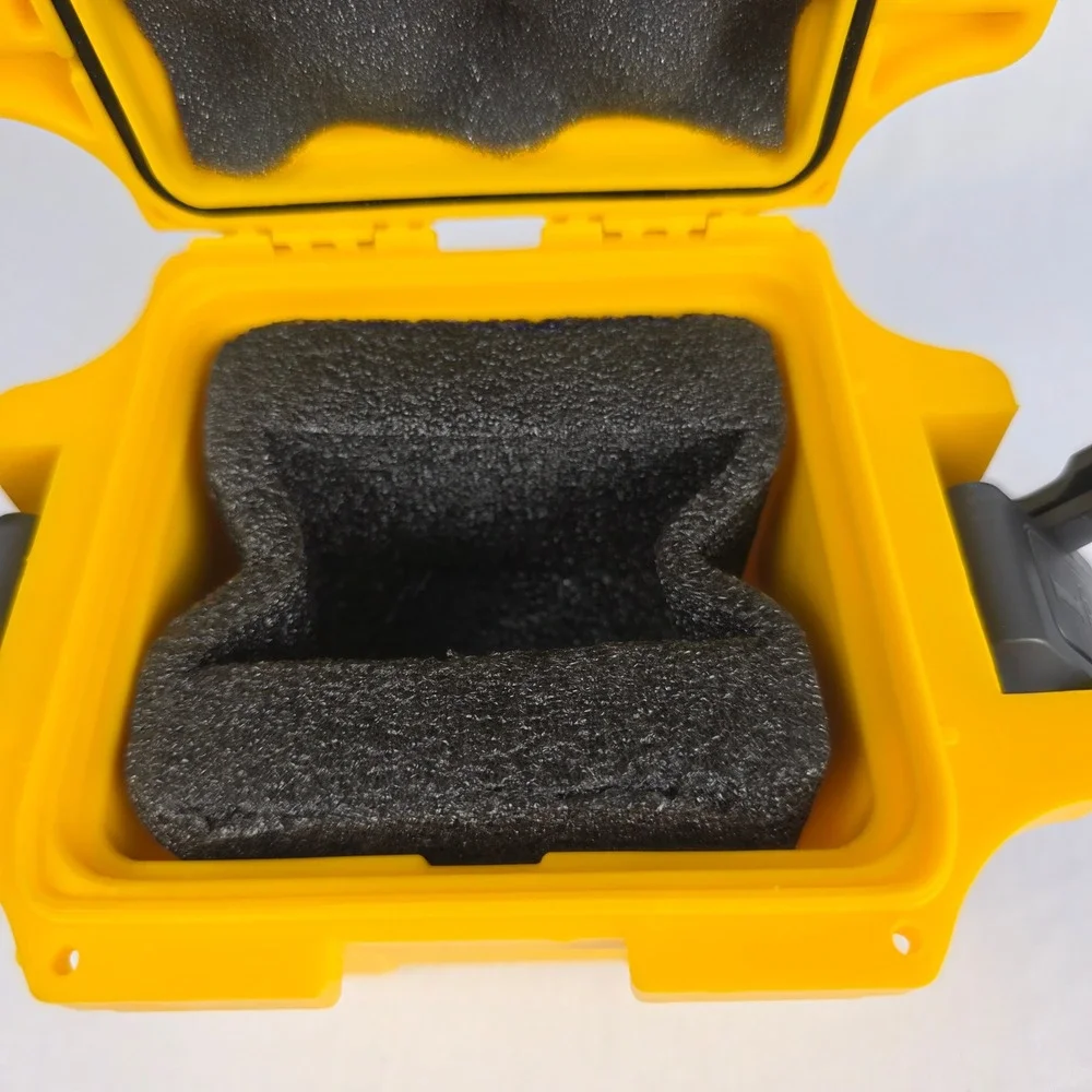 Invicta Watch Waterproof Impact Case Yellow Hard Shell Manual NO WATCH Geocache